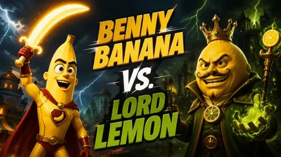 Benny Banana Takes on Lord Lemon